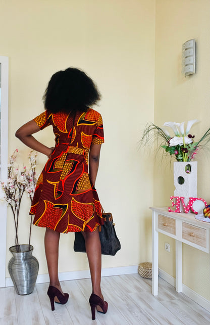 OBIAGERI AFRICAN PRINT DRESS